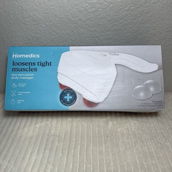 HoMedics Duo Percussion Body Massager Loosens Tight Muscles - Picture 1 of 7